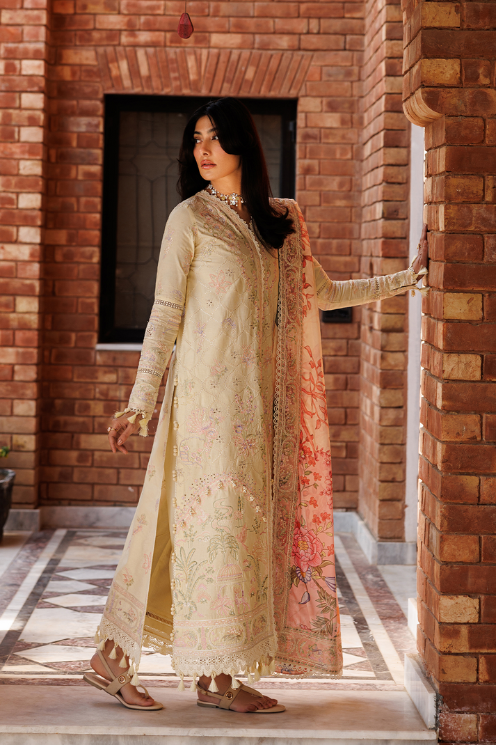Emaan Adeel | Mirabelle Festive Luxury Lawn | BLOSSOM BLISS - Luxury Dress - available at Maria Faisal in UK and USA.