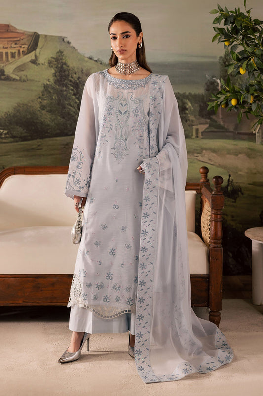 Nureh | Shades of Winter | NP-668 - Casual Dress - available at Maria Faisal in UK and USA.
