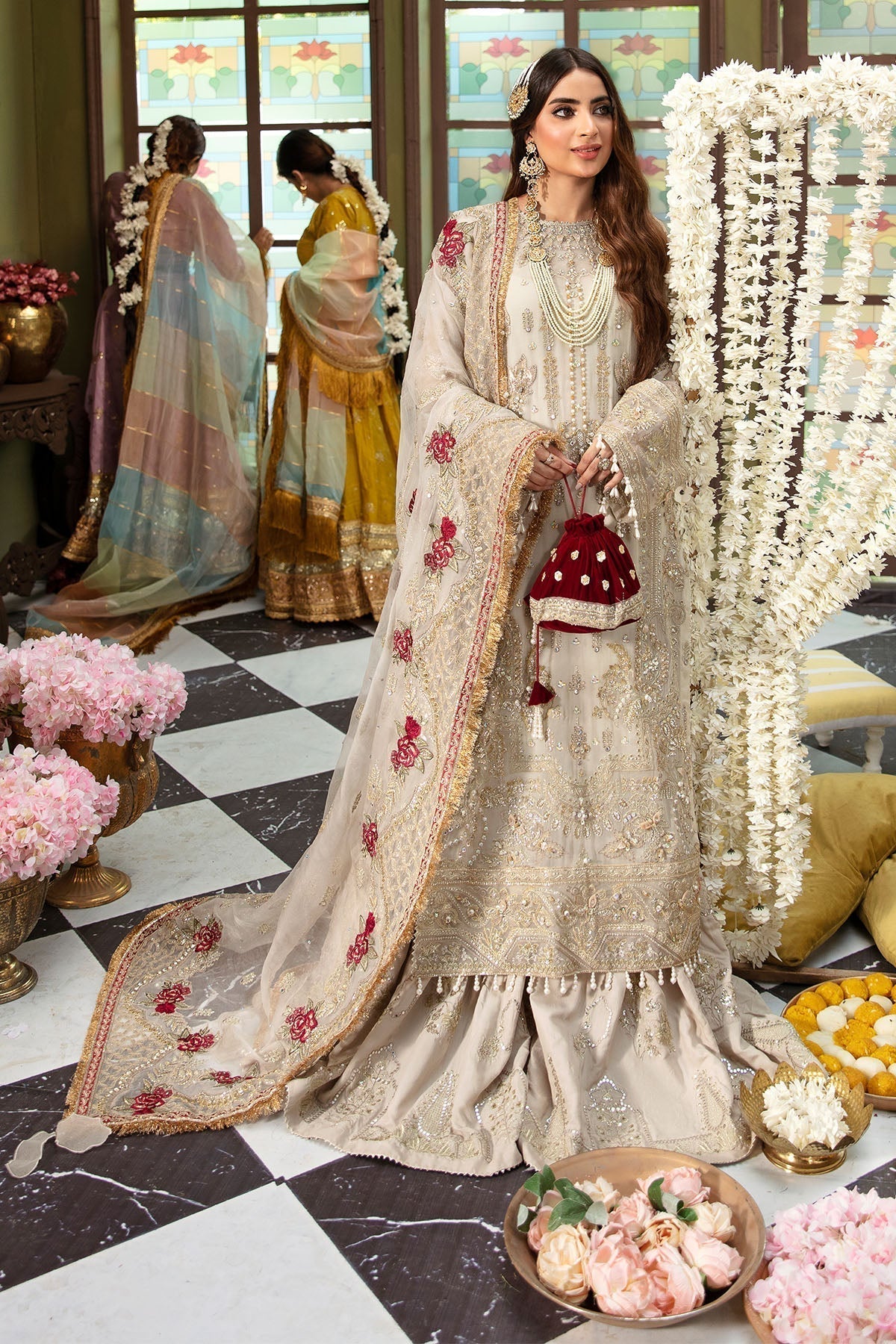 Nureh | Jhoomro Wedding Formals | NL-51 - FASANA - Wedding Dress - Maria Faisal