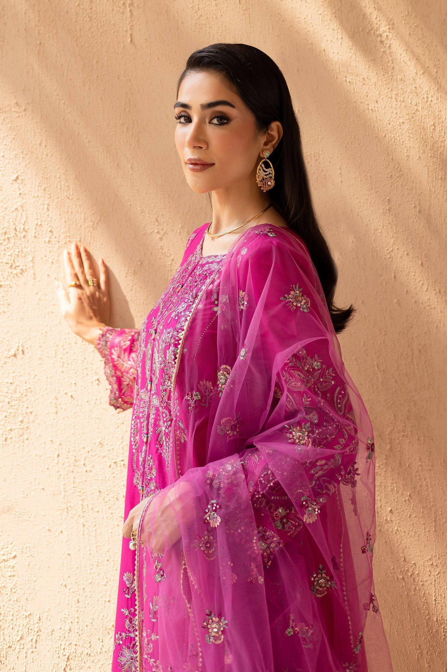 Batik | Nyra Embroidered Summer Solids |Dastak by Maria Faisal - Registered Vendor of : Batik - type : Ladies Clothes - 100% original wedding dresses