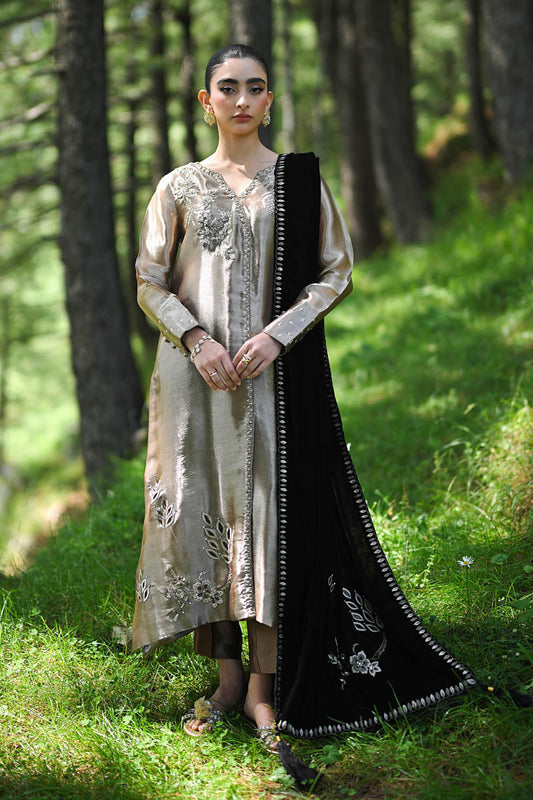Hue Pret | Farasha Luxury Winter | Melek - Ladies Clothes - Maria Faisal