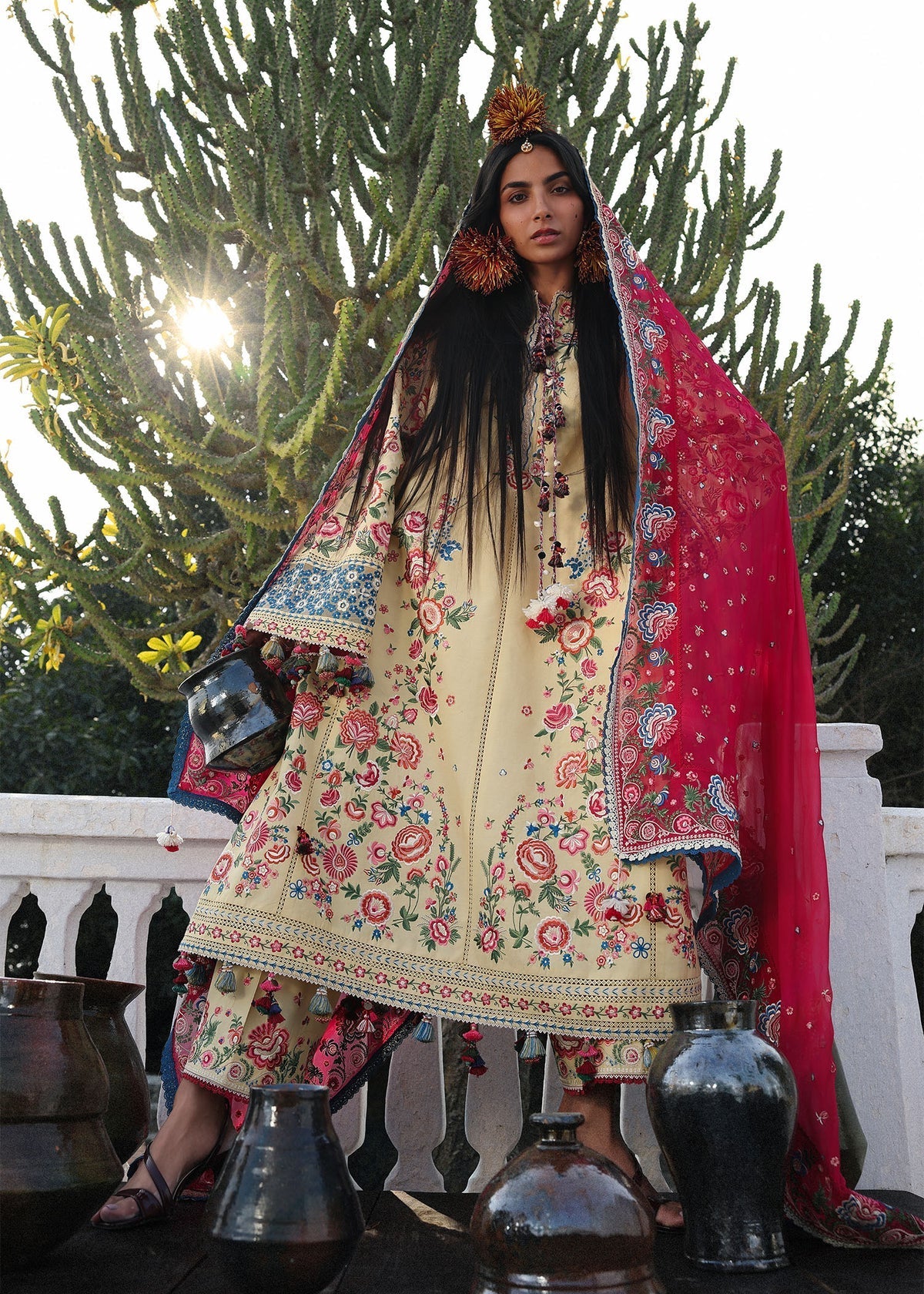 Hussain Rehar | Kalabagh Luxury Lawn 26 | Zubdah - Formal Dress - available at Maria Faisal in UK and USA.