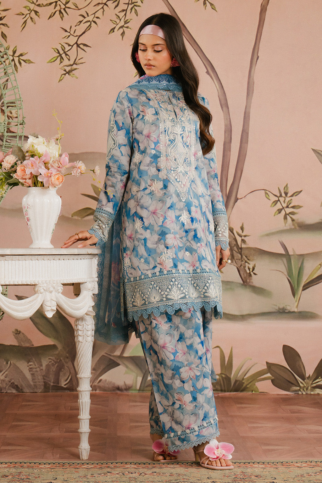 Ayzel | Armelia Printed Lawn 25 | Scilla - Ladies Clothes