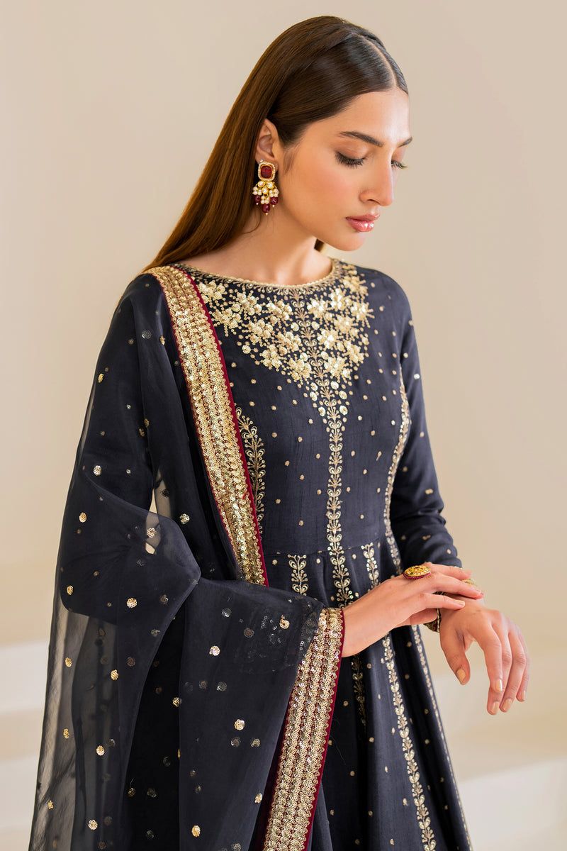 Jazmin | Formals Collection | Raw Silk UR-7019 - Ladies Clothes - Maria Faisal