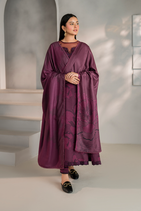 Iznik | Exclusive Winter | UE-351 - Ladies Clothes - Maria Faisal