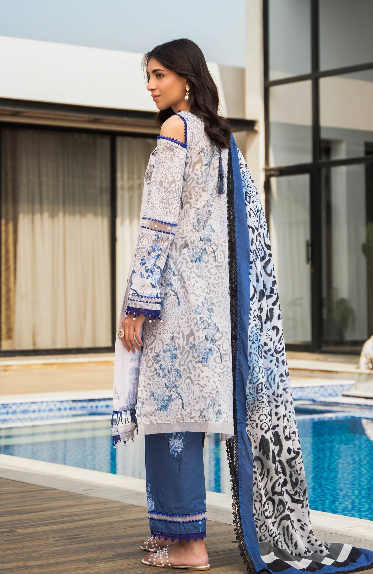 Alzohaib | Premium Prints 25 | AZP-25-02 by Maria Faisal - Registered Vendor of : Alzohaib - type : Ladies Clothes - 100% original wedding dresses