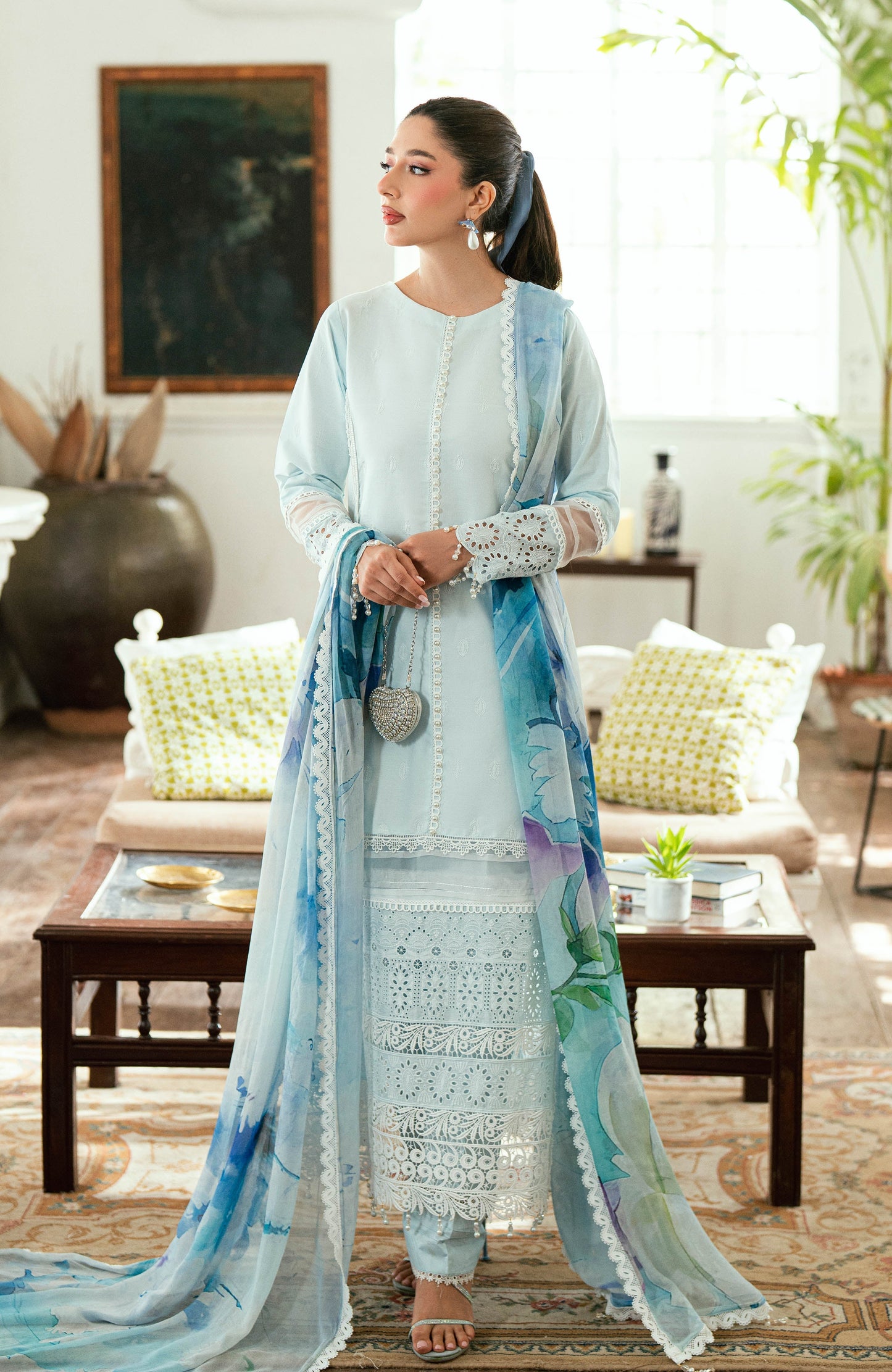 Al zohaib | Laserkari Premium Edition 25 | LKP-25-02 G - Ladies Clothes - Maria Faisal