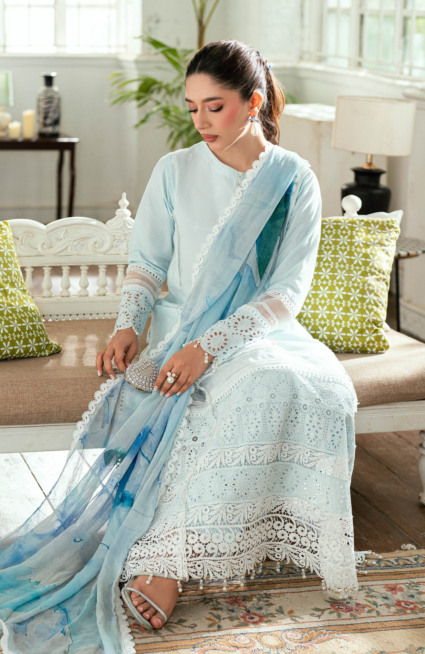 Al zohaib | Laserkari Premium Edition 25 | LKP-25-02 G - Ladies Clothes - Maria Faisal