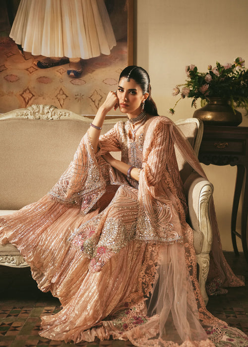 Saira Shakira | Reve Wedding Festive 26 | Roseate - Dress - available at Maria Faisal in UK and USA.