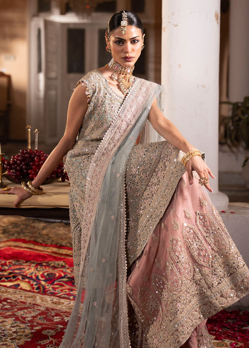 Haseens | Al Noor Formals | Anamta - Dress - available at Maria Faisal in UK and USA.
