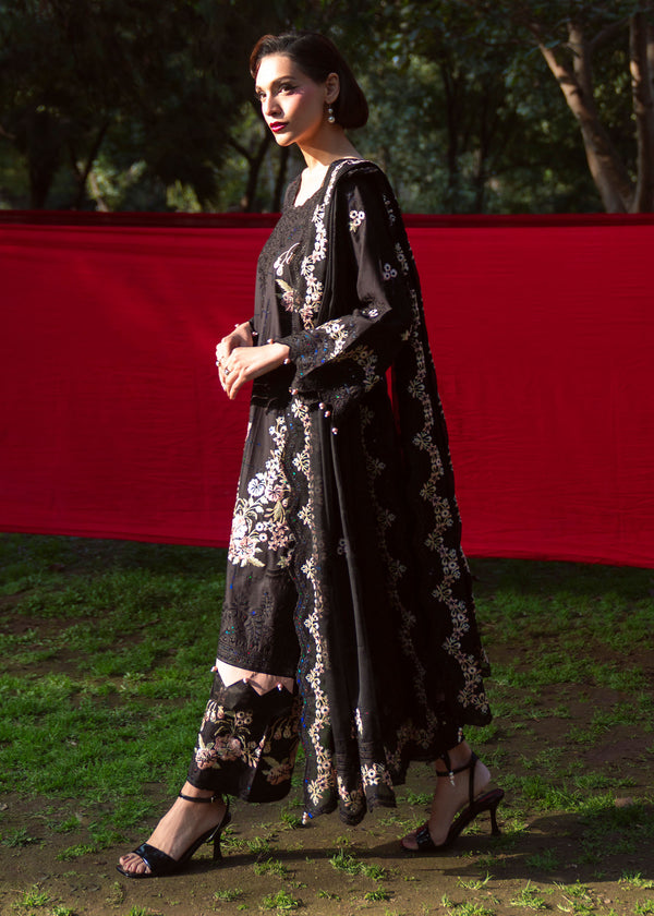 Haseens | Zuri Pret | Melene - Luxury Dress - available at Maria Faisal in UK and USA.