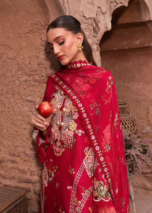 Saira Shakira | Breeze Luxury Lawn | ROSE-6-A - Luxury Dress - available at Maria Faisal in UK and USA.