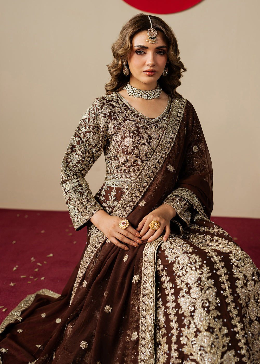 Haseens | Gulal Formals | Afsheen - Formal Dress - available at Maria Faisal in UK and USA.