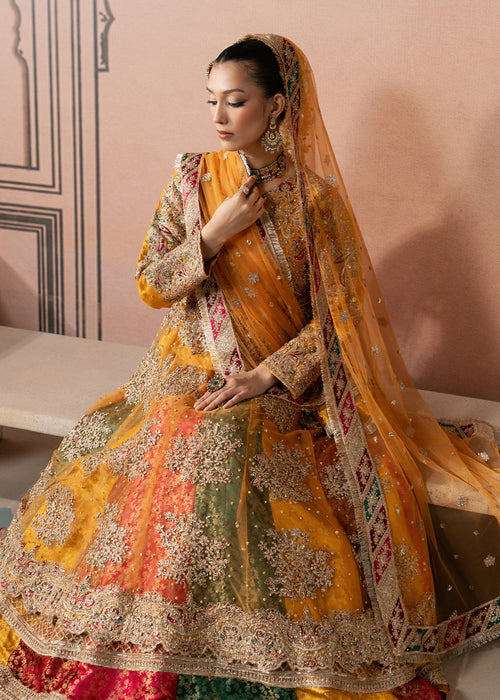 Haseens | Naqs Formals |Nigaish - Formal Dress - available at Maria Faisal in UK and USA.