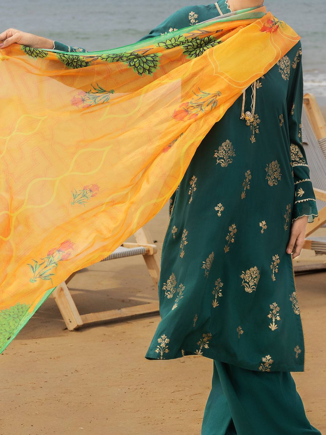 Almirah | Traditional Tale | ALP-3PS-2043 by Maria Faisal - Registered Vendor of : Almirah - type : Ladies Clothes - 100% original wedding dresses