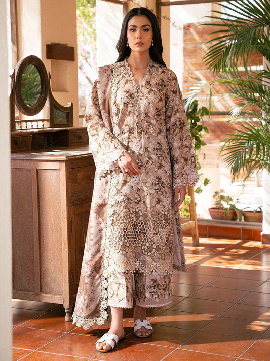 Bin Ilyas | Hazel Printed Lawn 25 | 2075 - B by Maria Faisal - Registered Vendor of : Bin Ilyas - type : Ladies Clothes - 100% original wedding dresses