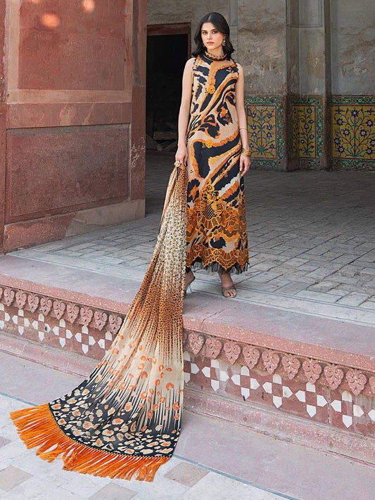 Bin Ilyas | Naqsh Naaz Luxury Lawn 25 | 2086 - B by Maria Faisal - Registered Vendor of : Bin Ilyas - type : Ladies Clothes - 100% original wedding dresses