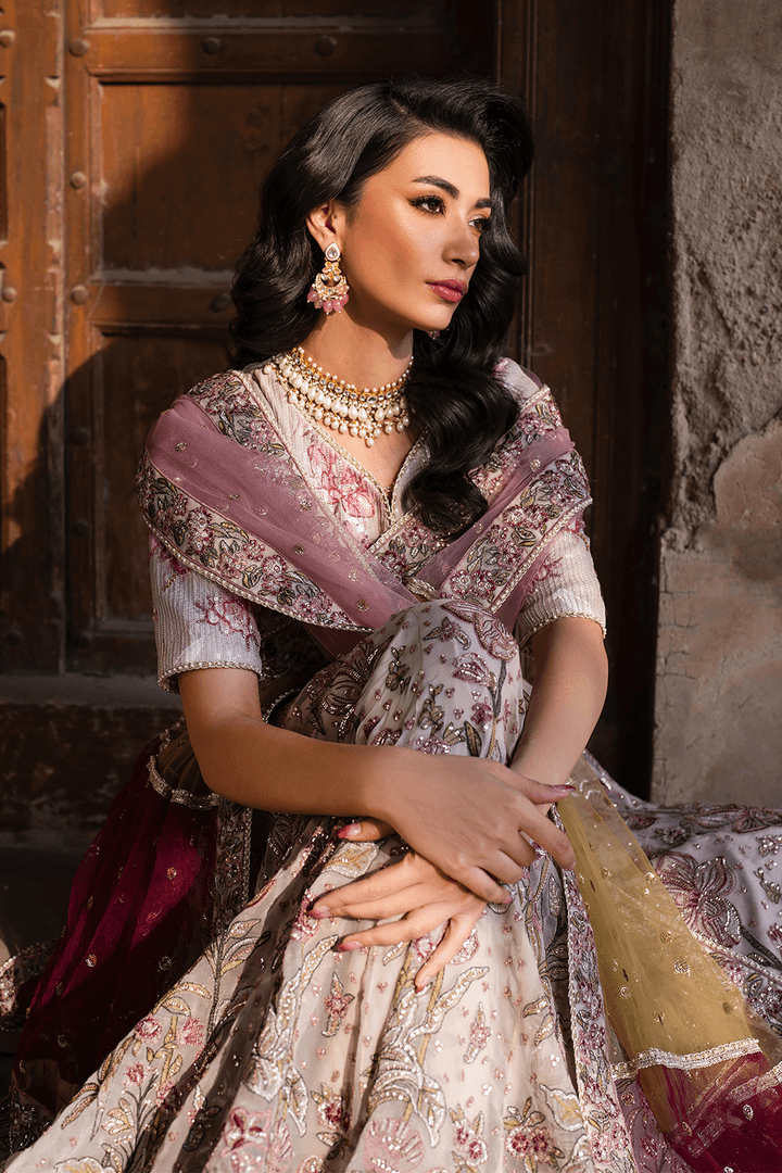 Iznik | Luxury Chiffon | ILC-08 by Maria Faisal - Registered Vendor of : Iznik - type : Ladies Clothes - 100% original wedding dresses