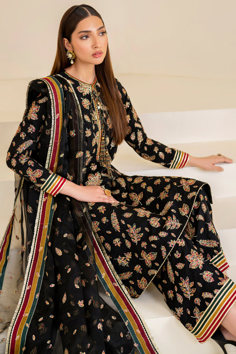 Jazmin | Formals Collection | Raw Silk UR-7023 - Ladies Clothes - Maria Faisal