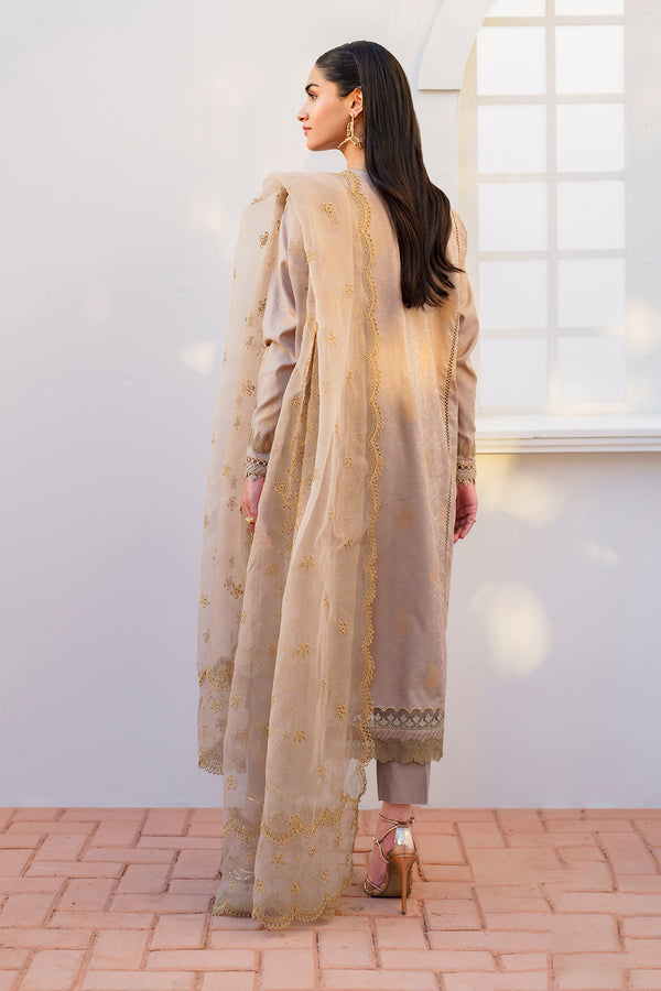 Baroque | Luxury Pret 24 | LAWN UF-642 - Designer Dress with Intricate embroidery and embellishments. Shop elegent wedding dress at Maria Faisal.