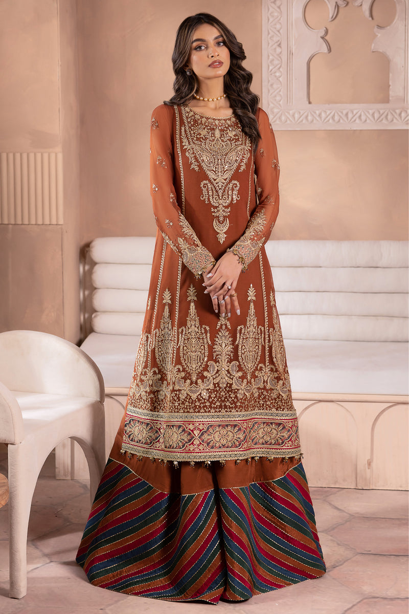 Jazmin | Formals Collection | CHIFFON UC-3040 - Ladies Clothes - Maria Faisal