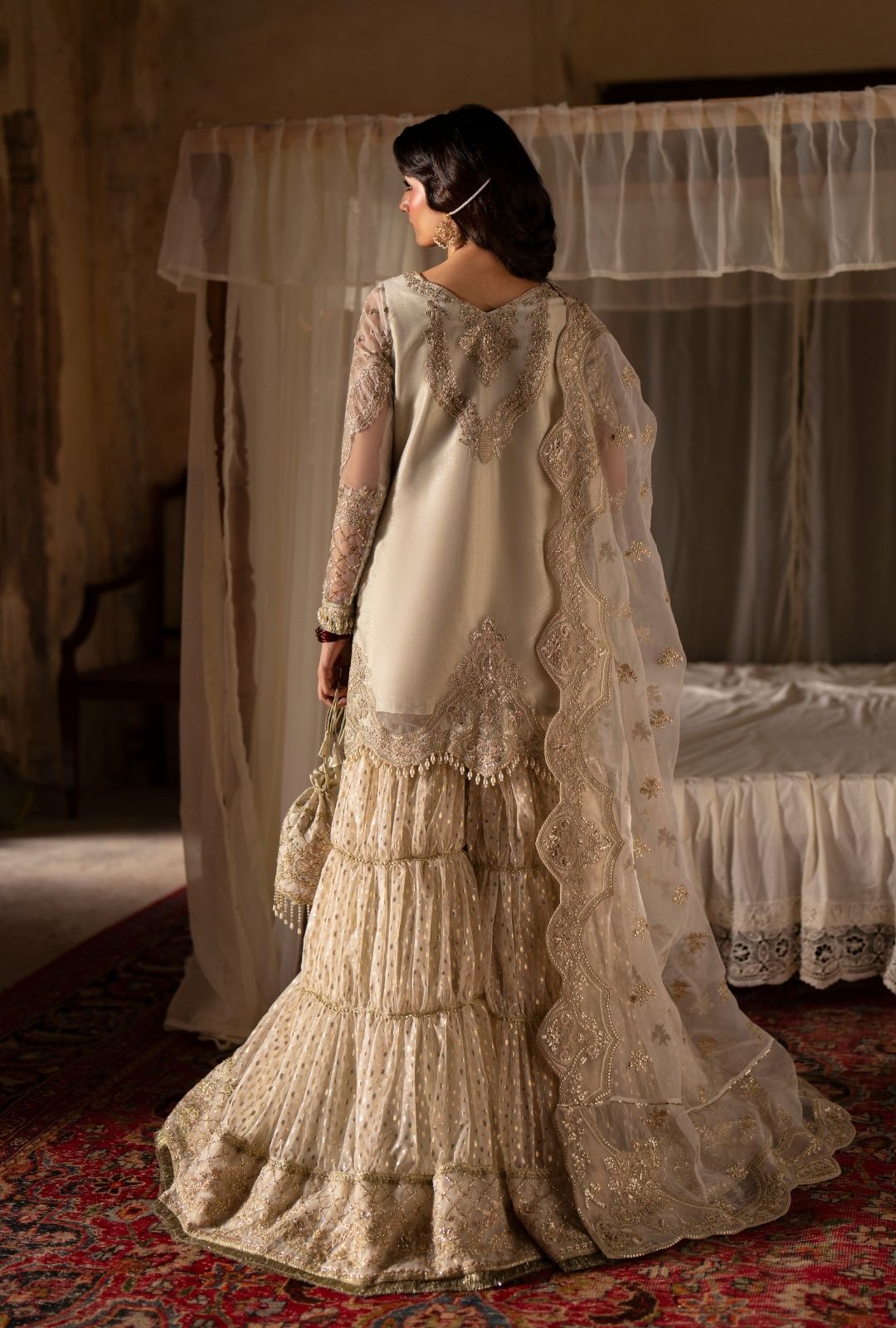 Ajr Couture | Dastan e Ishq | Naghma - Formal Dress - available at Maria Faisal in UK and USA.