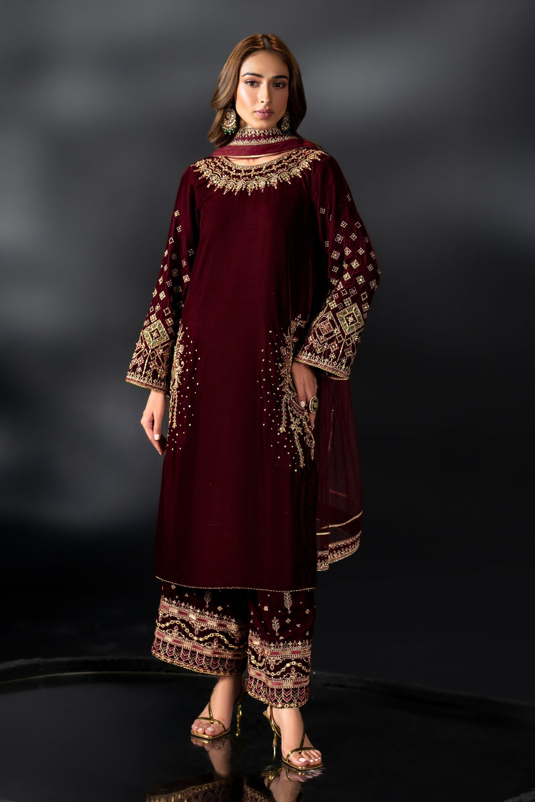 Naqshi | Makhmal 24 | MAHYM - Ladies Clothes - Maria Faisal