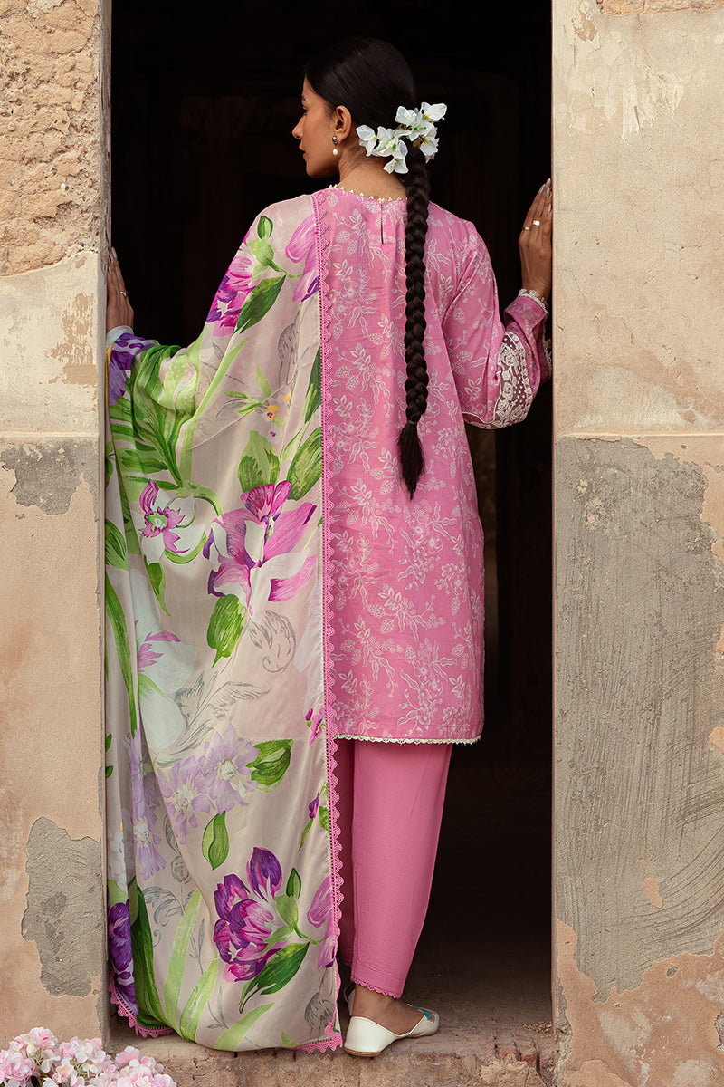Cross Stitch | Premium Lawn 24 | CORAL FLORET - Ladies Clothes - Maria Faisal