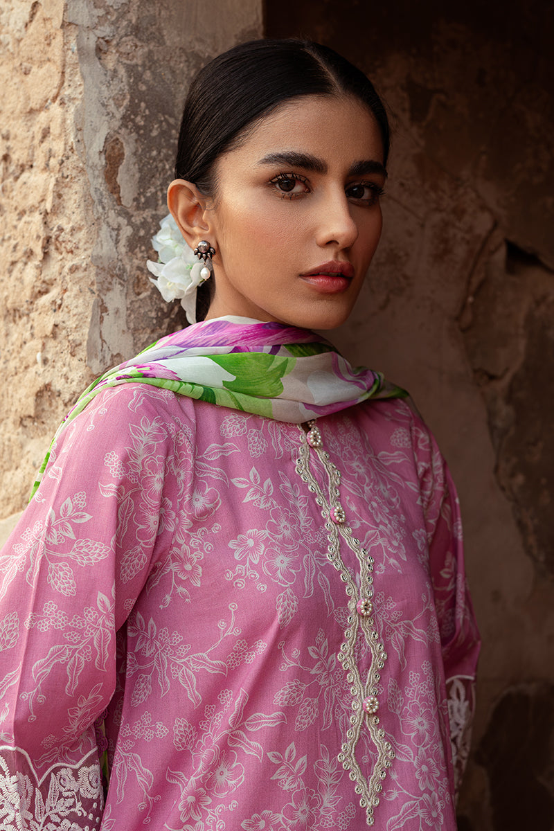 Cross Stitch | Premium Lawn 24 | CORAL FLORET - Ladies Clothes - Maria Faisal