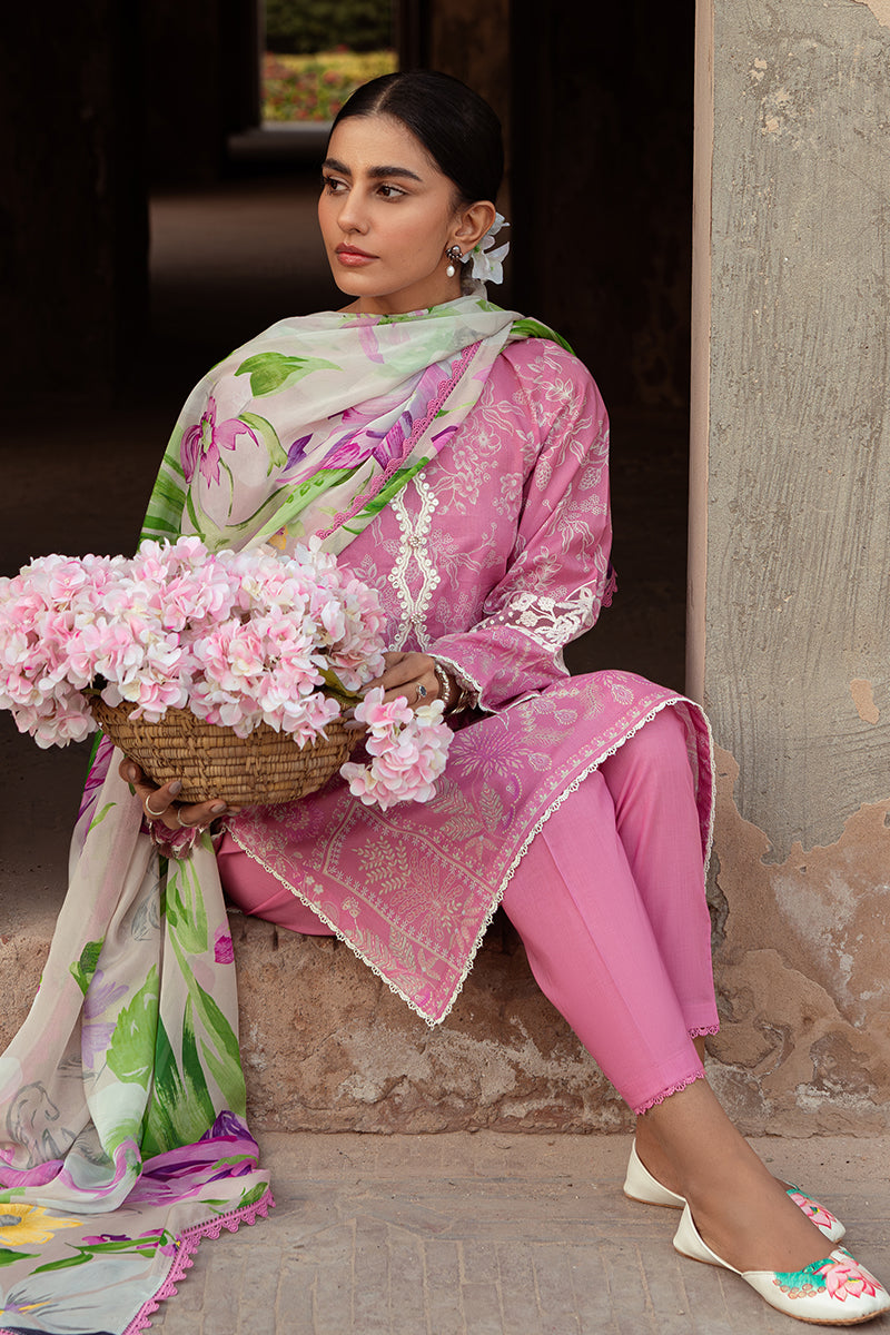 Cross Stitch | Premium Lawn 24 | CORAL FLORET - Ladies Clothes - Maria Faisal