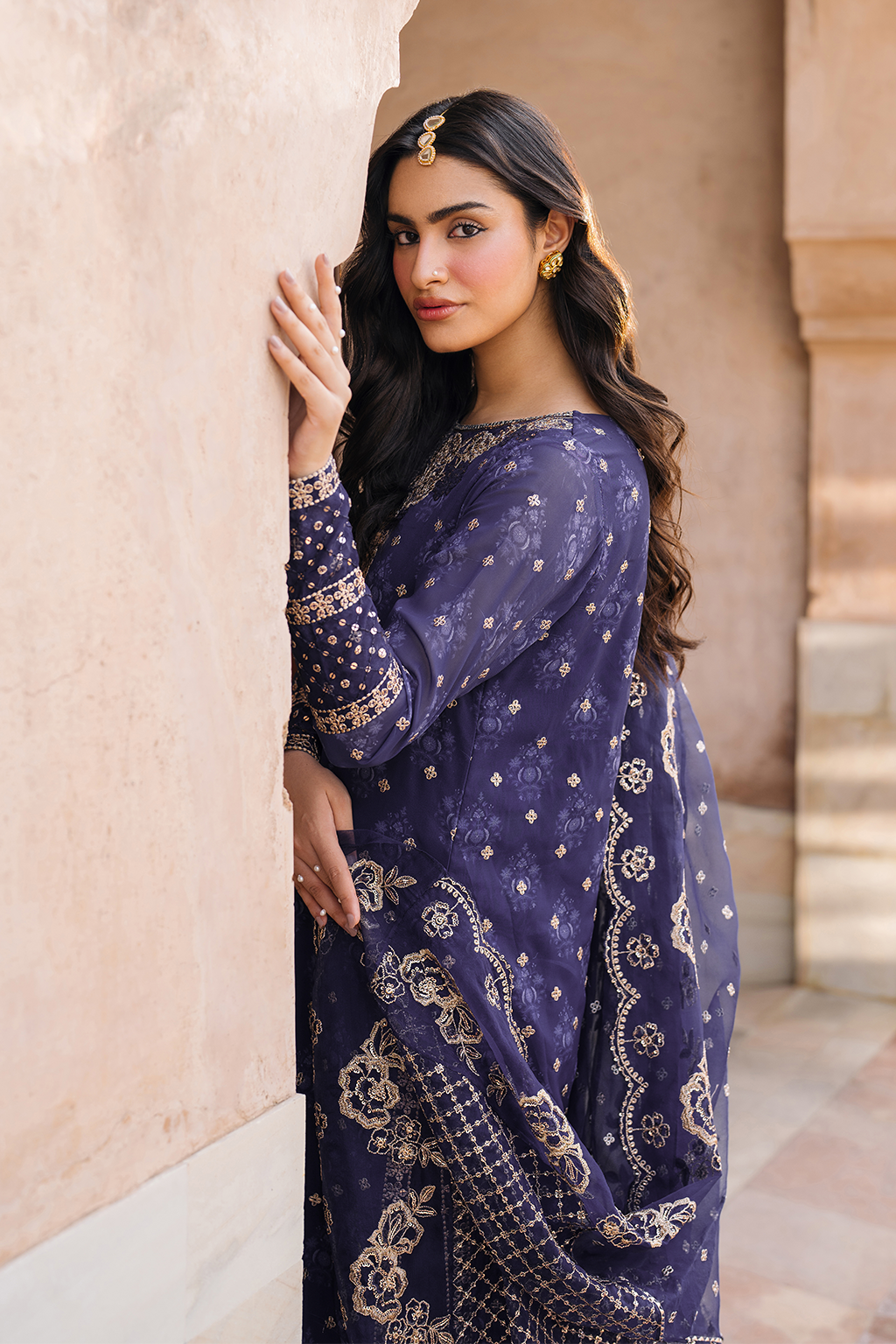 Iznik | Bandhani Formals | UE-325 - Ladies Clothes