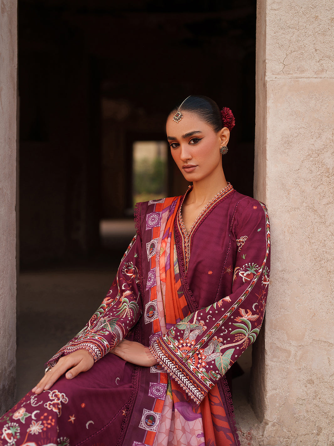 Binilyas | Suroor Eid Pret 26 | 242-A - Luxury Dress - available at Maria Faisal in UK and USA.