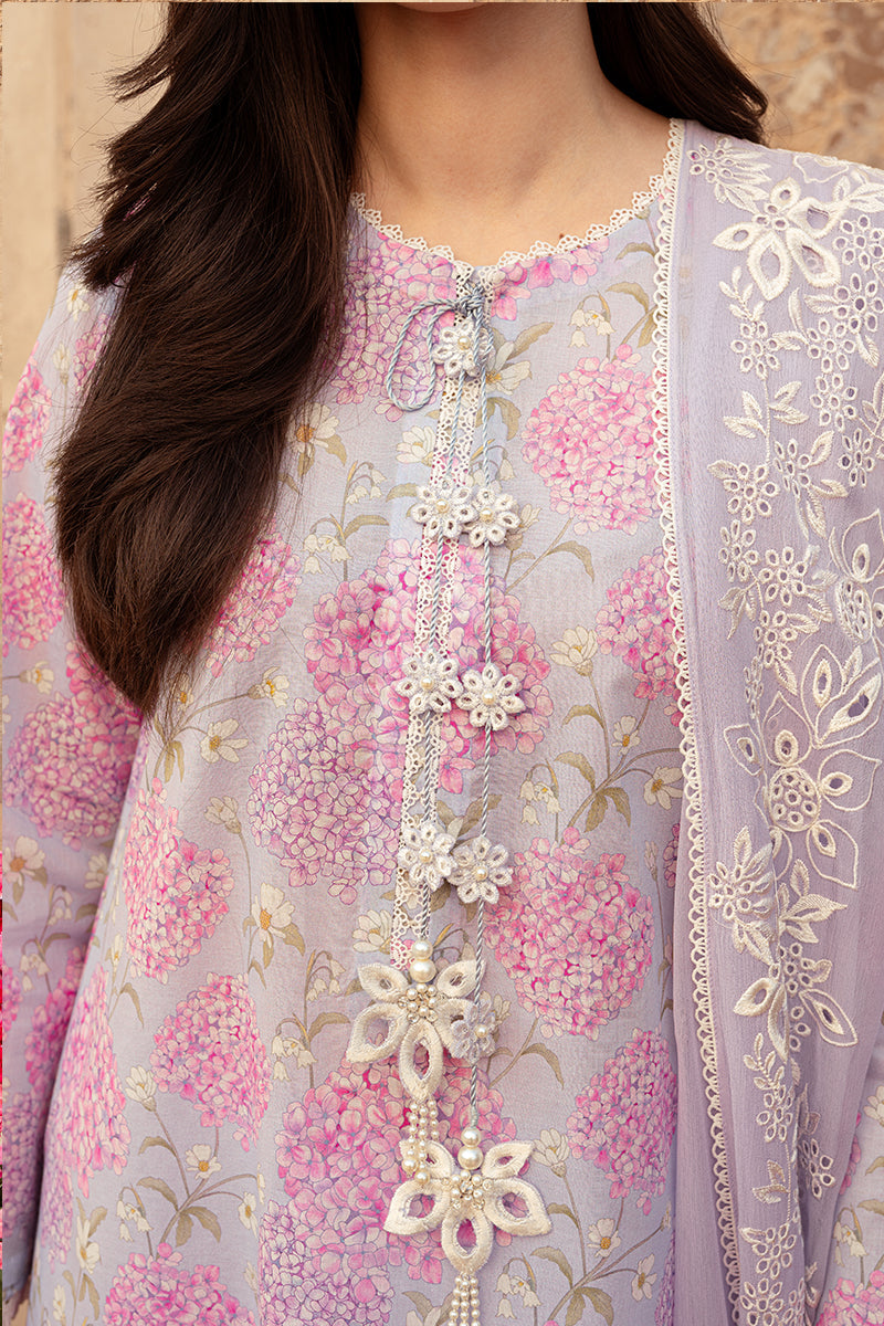 Cross Stitch | Premium Lawn 24 | LILAC DREAM - Ladies Clothes - Maria Faisal