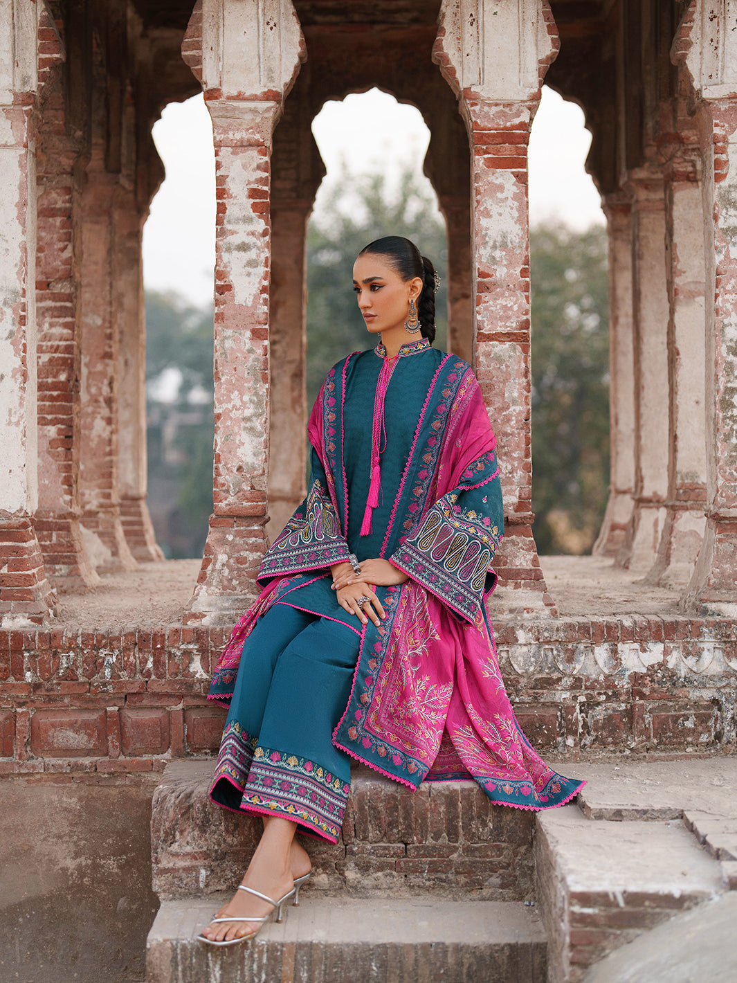 Binilyas | Suroor Eid Pret 26 | 246-A - Luxury Dress - available at Maria Faisal in UK and USA.