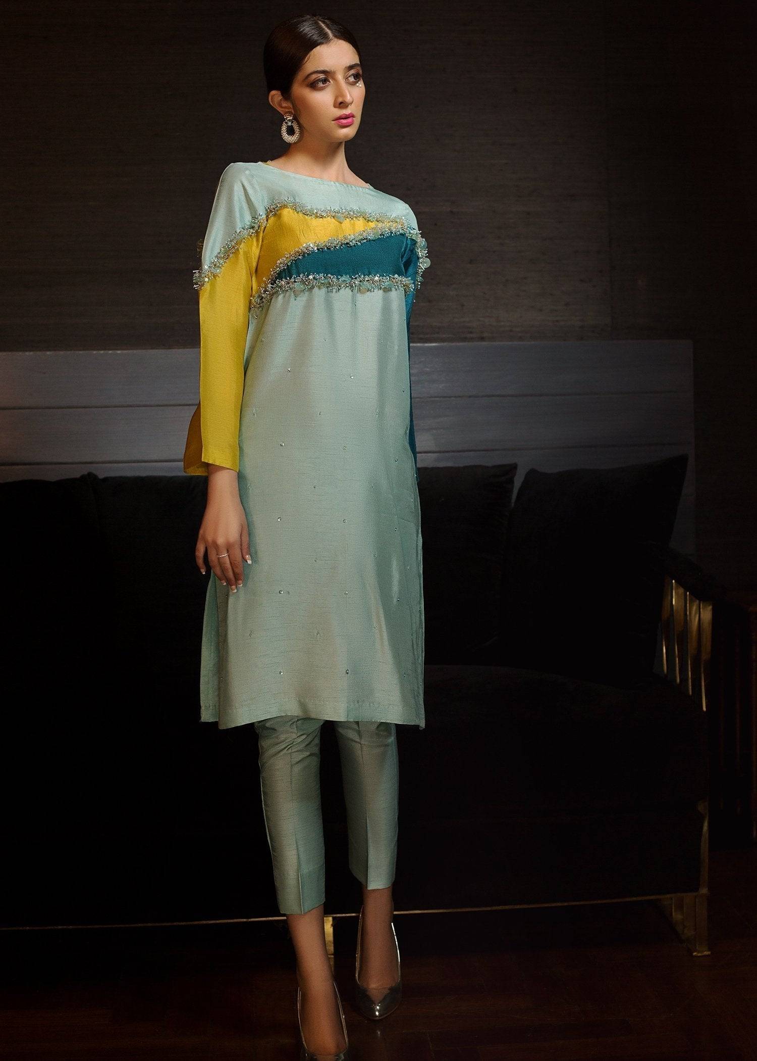 Hana | Serendipity Ready to Wear | Lemongrass Play by Maria Faisal - Registered Vendor of : Hana - type : Ladies Clothes - 100% original wedding dresses