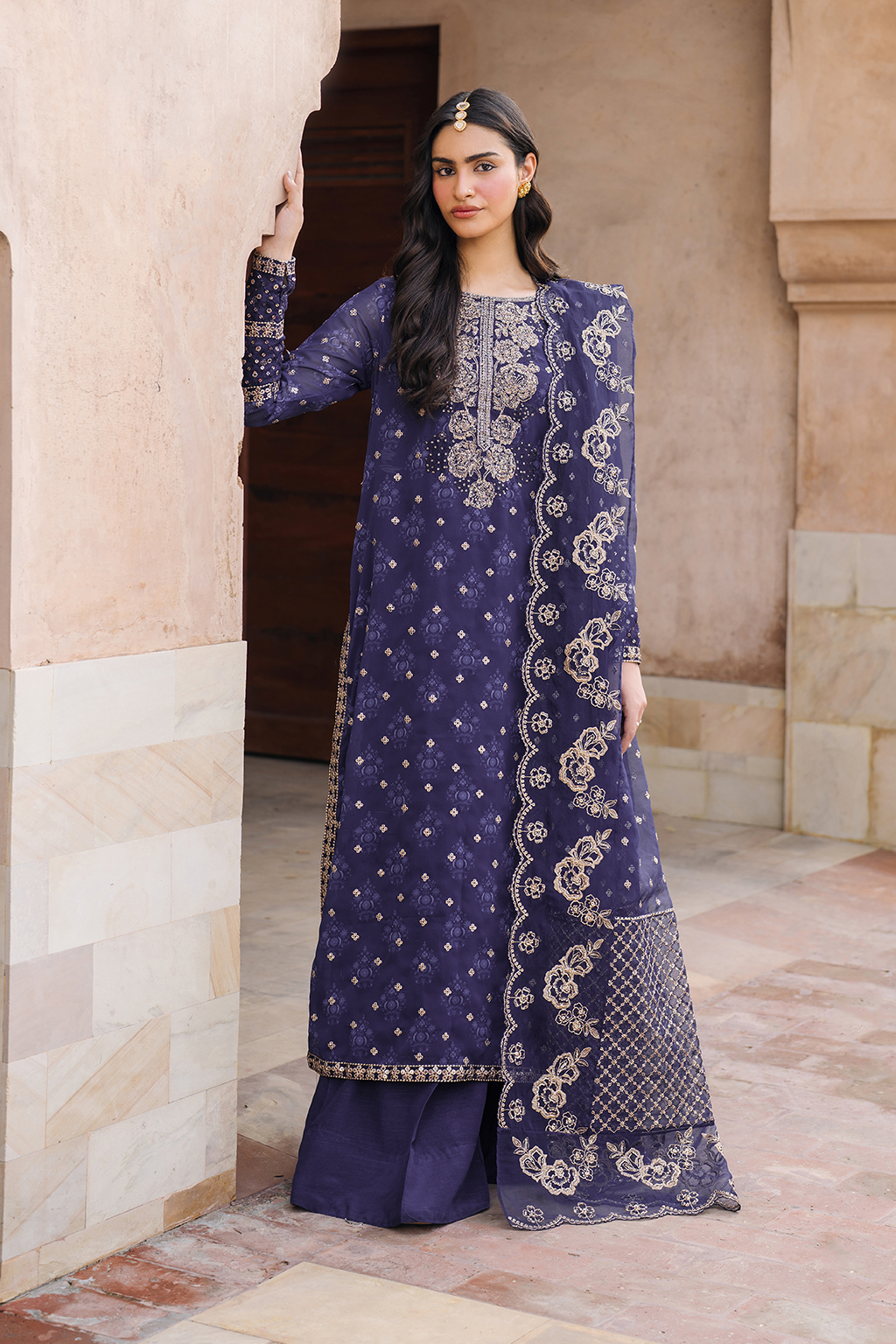 Iznik | Bandhani Formals | UE-325 - Ladies Clothes