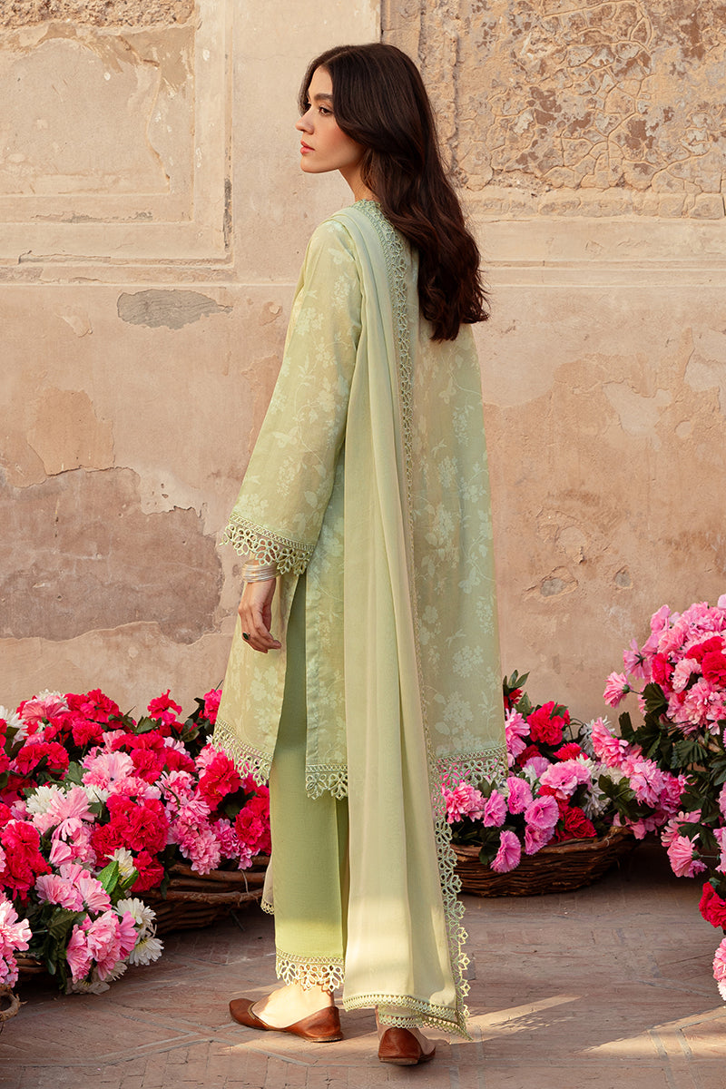 Cross Stitch | Premium Lawn 24 | MISTED GREEN - Ladies Clothes - Maria Faisal