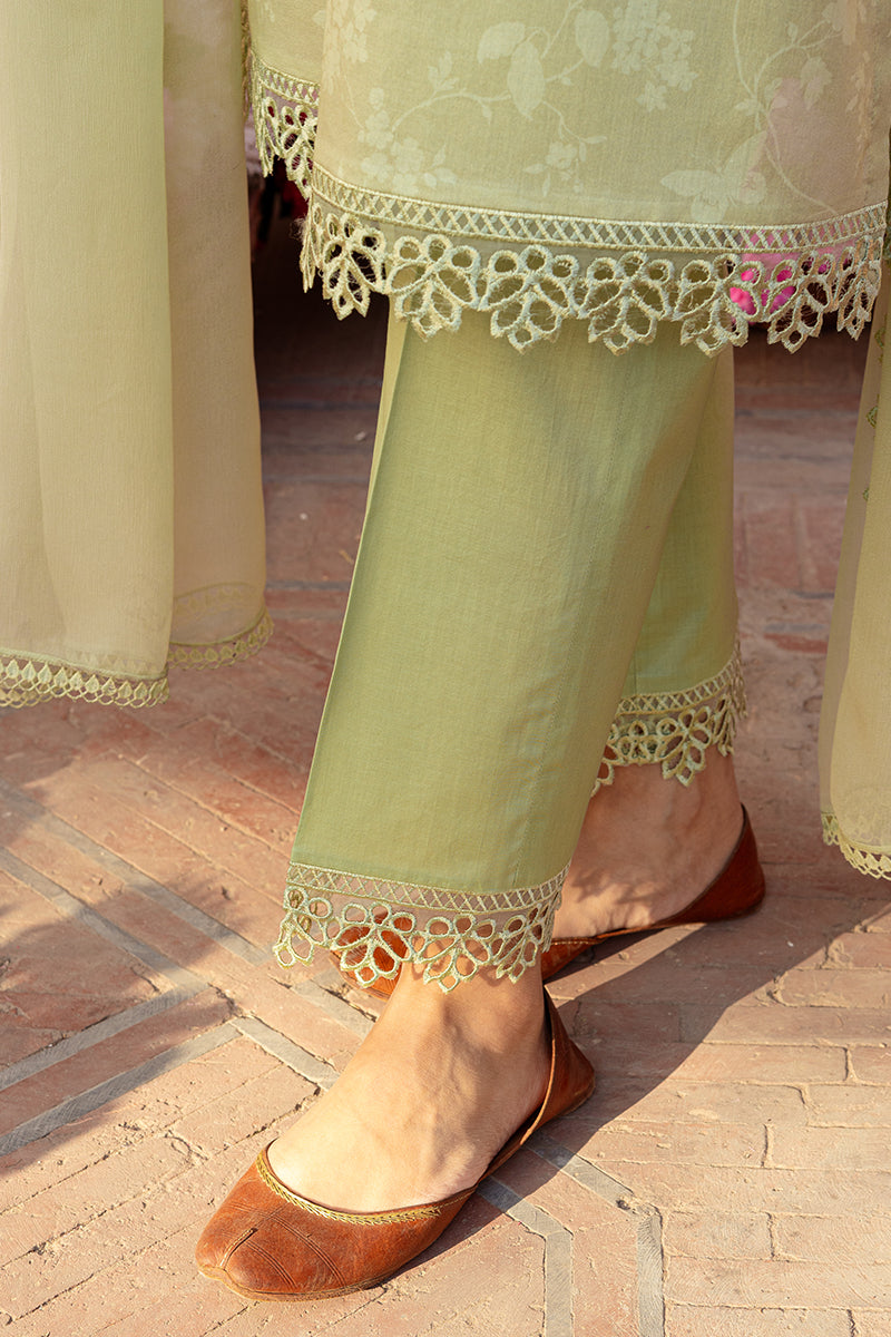 Cross Stitch | Premium Lawn 24 | MISTED GREEN - Ladies Clothes - Maria Faisal