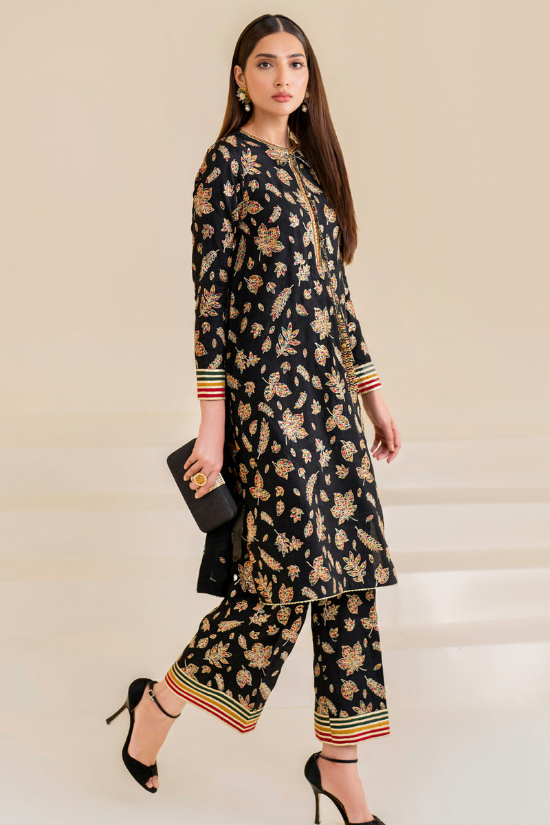 Jazmin | Formals Collection | Raw Silk UR-7023 - Ladies Clothes - Maria Faisal