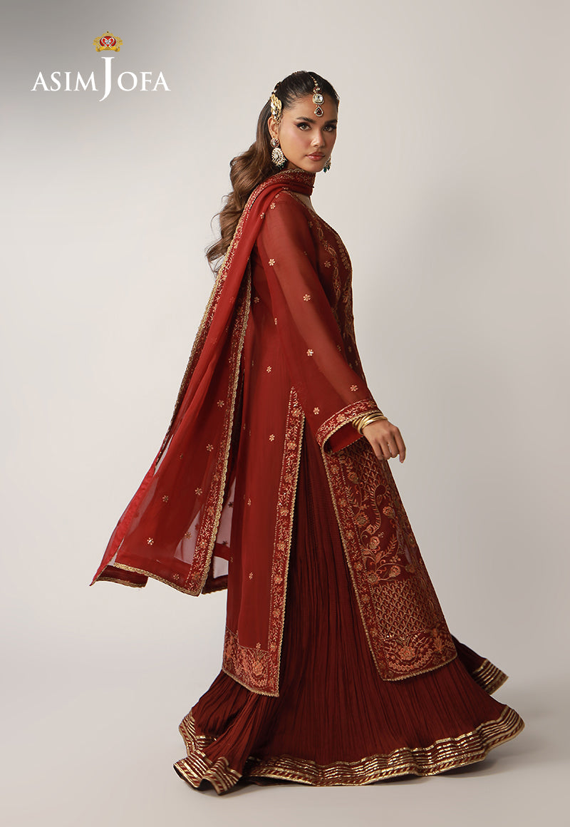 Asim Jofa | Layaan Festive Collection | AJULO-11 - Formal Dress - available at Maria Faisal in UK and USA.
