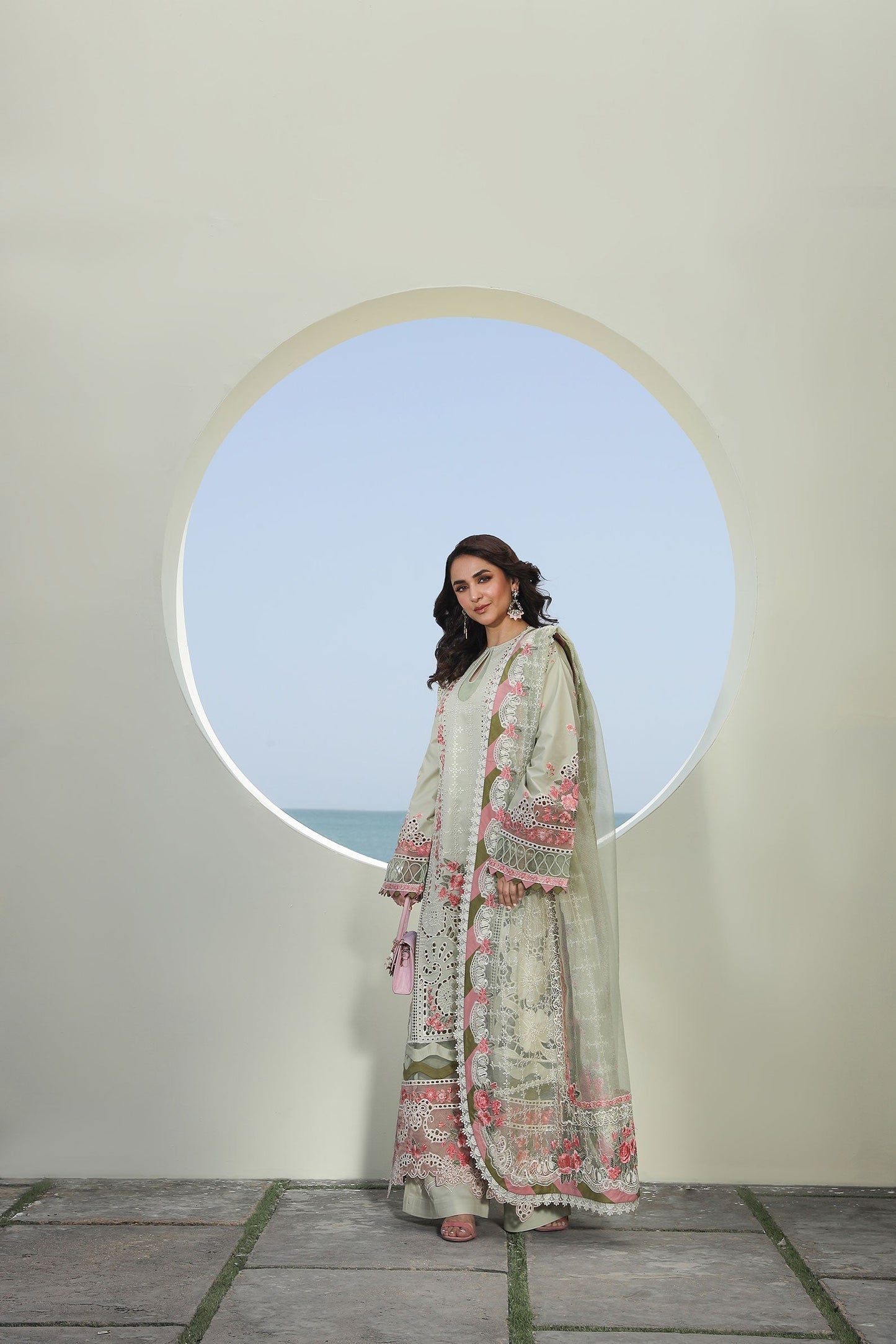 Maryam Hussain | Luxury Lawn 24 | HAVANA - Waniyas