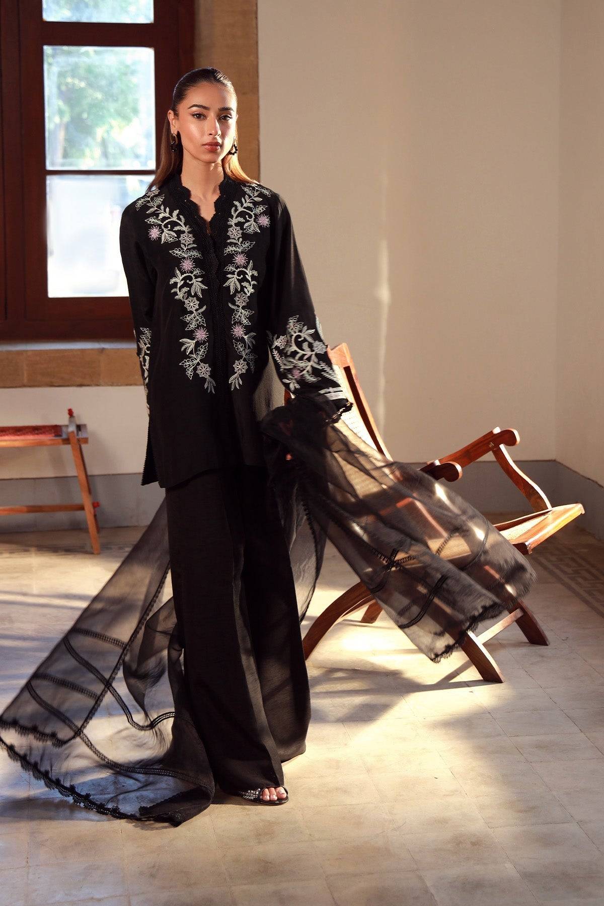 Sahar | Luxe Pret 25 | Midnight Muse by Maria Faisal - Registered Vendor of : Sahar - type : Ladies Clothes - 100% original wedding dresses