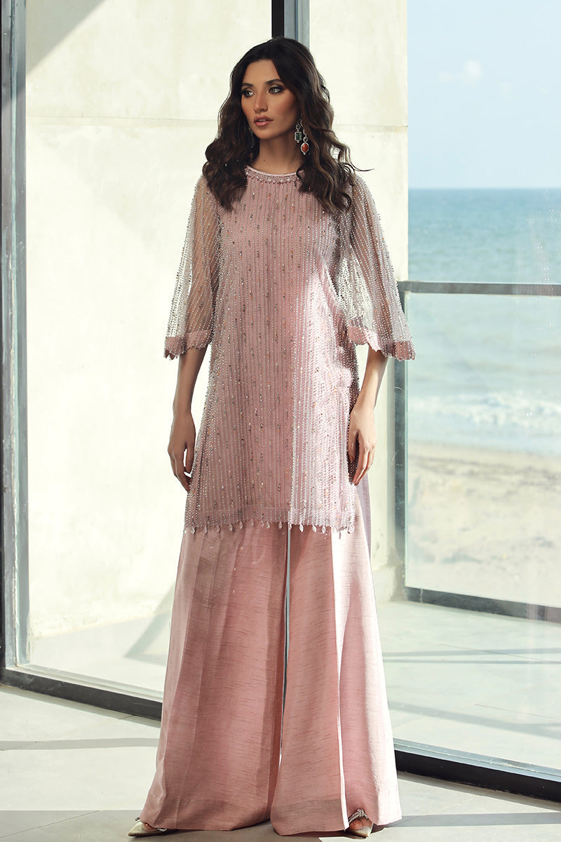 Wardha Saleem | Luxury Pret Fusion Wear | AVA (2PC) - Ladies Clothes