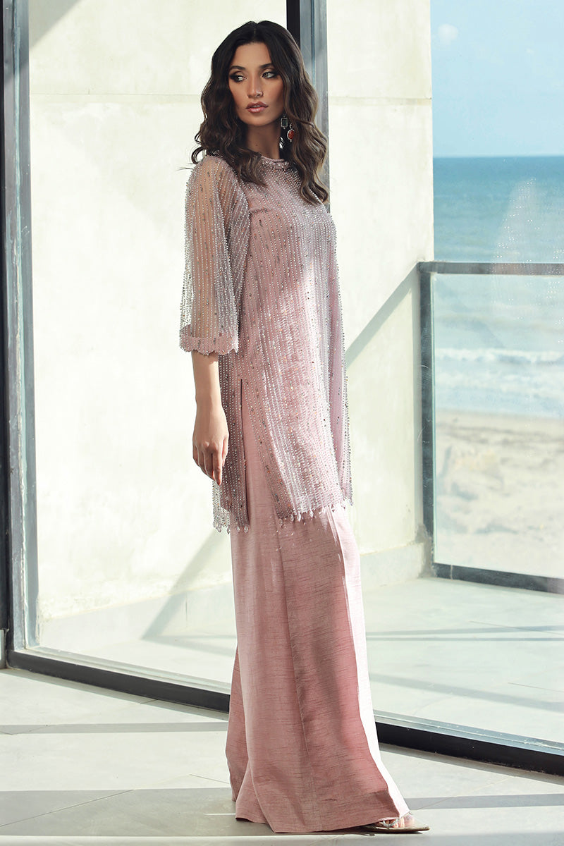 Wardha Saleem | Luxury Pret Fusion Wear | AVA (2PC) - Ladies Clothes