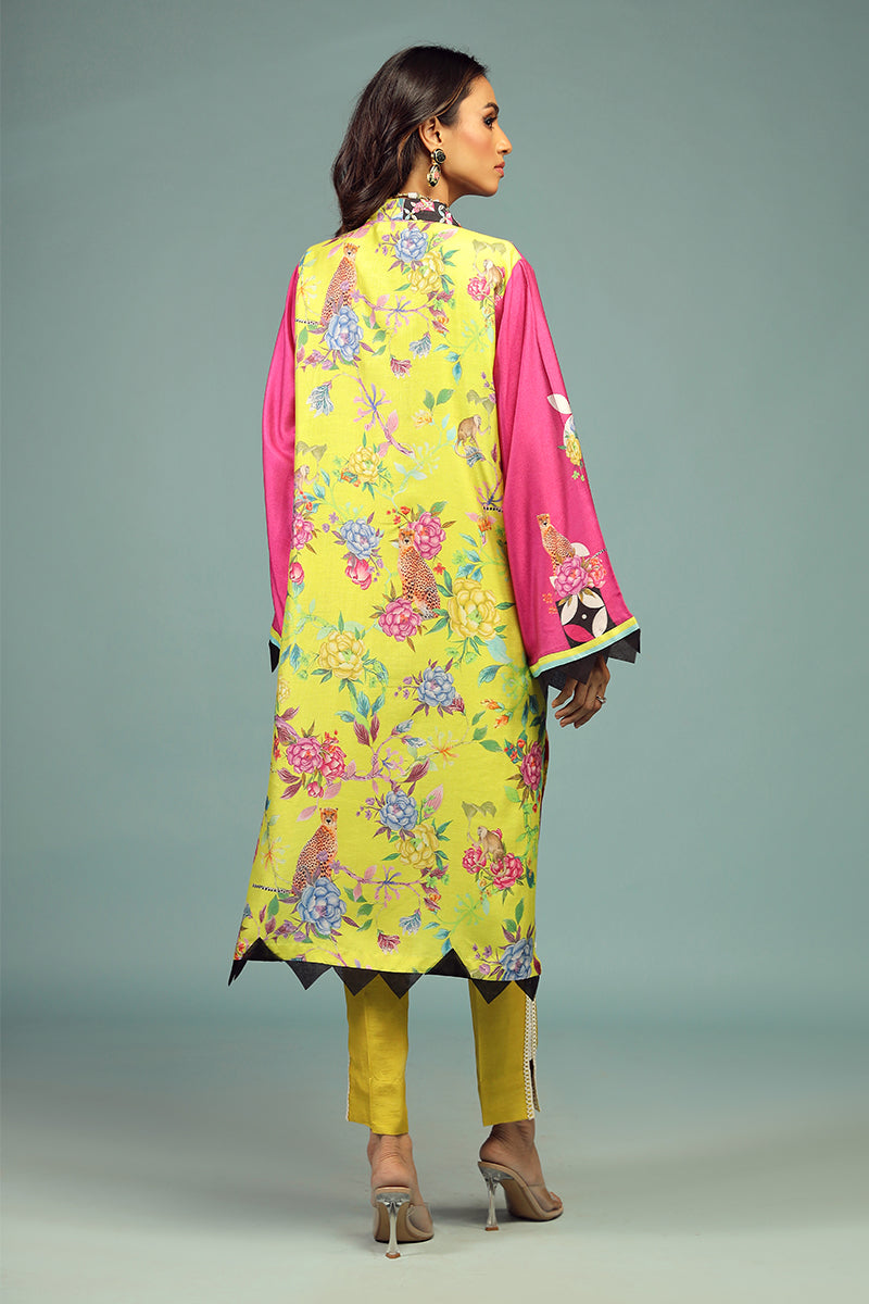 Wardha Saleem | Luxury Pret Traditional Wear | SHIKARGAH SHIRT WITH DUPATTA ( 2 PC) - Ladies Clothes