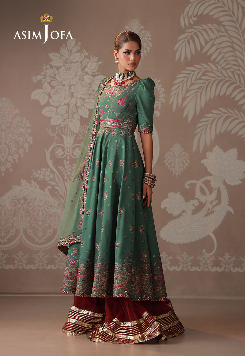 Asim Jofa | Zari Festive Collection | AJULD-03 - Formal Dress - available at Maria Faisal in UK and USA.