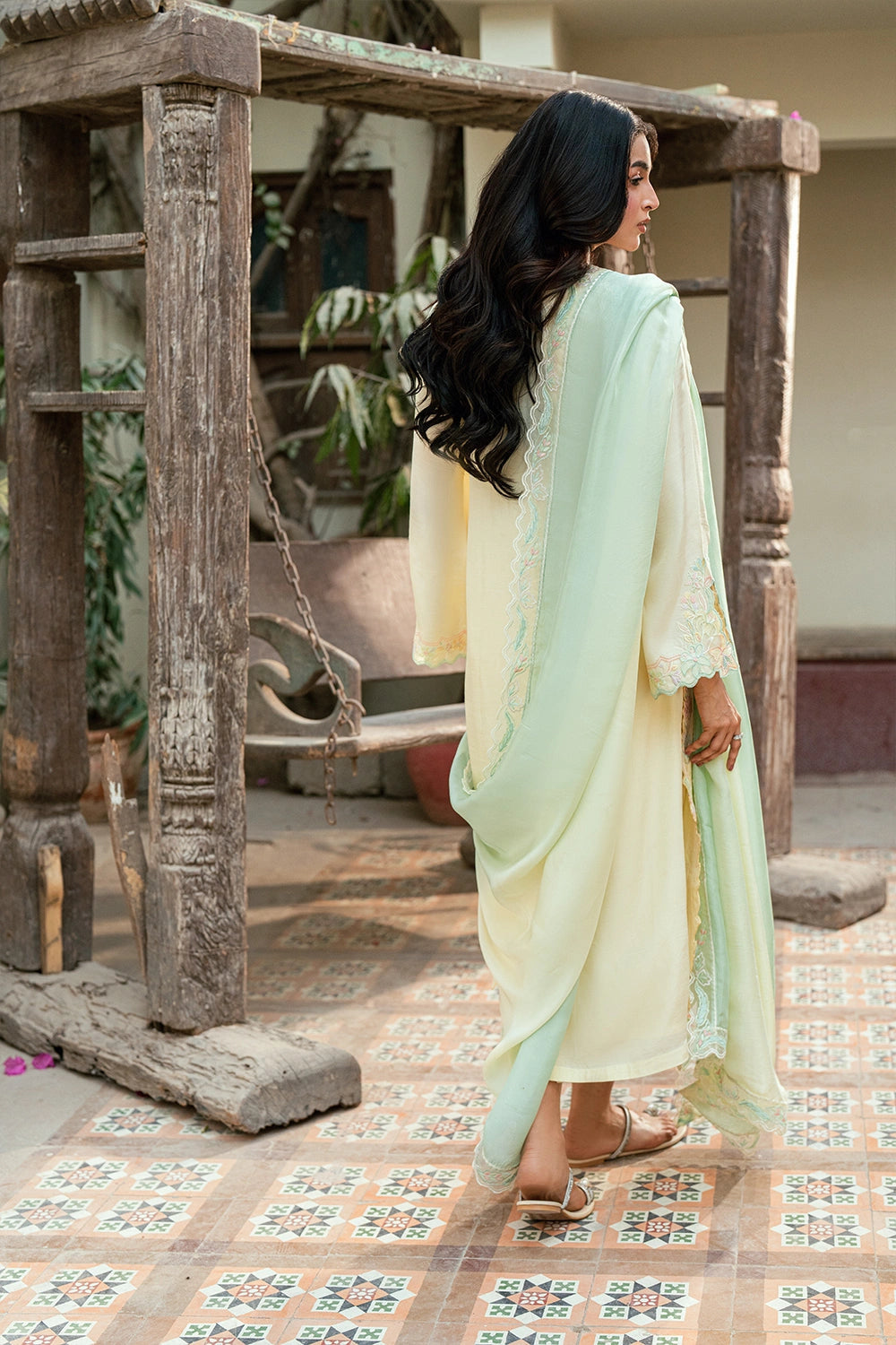 Azure | Vogue Formals | Daisy Dream - Formal Dress - available at Maria Faisal in UK and USA.