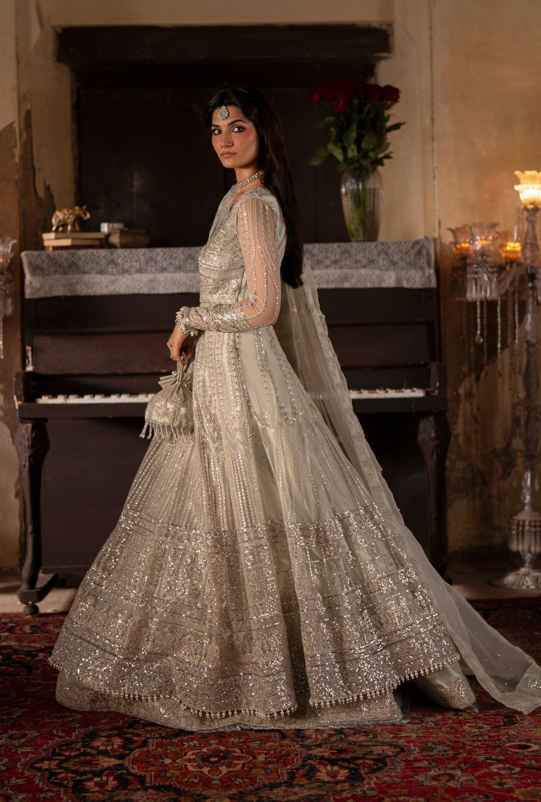 Ajr Couture | Dastan e Ishq | Roohi - Formal Dress - available at Maria Faisal in UK and USA.