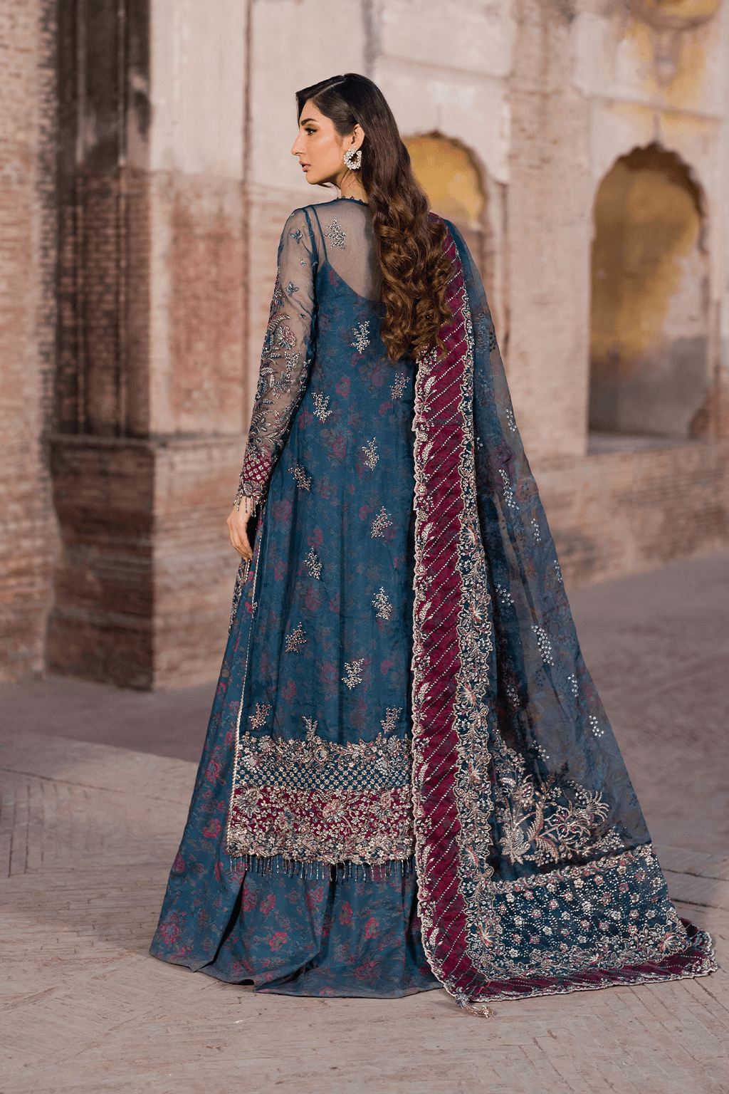 Iznik | Luxury Chiffon | ILC-03 by Maria Faisal - Registered Vendor of : Iznik - type : Ladies Clothes - 100% original wedding dresses