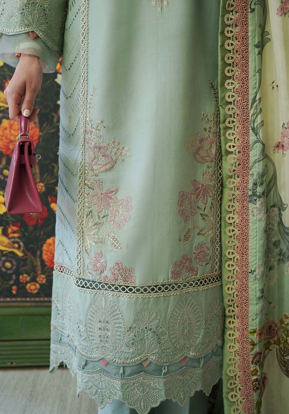 Zarqash | Tresor Luxury Lawn 24 | ZQT 009 GISELLE - Maria Faisal